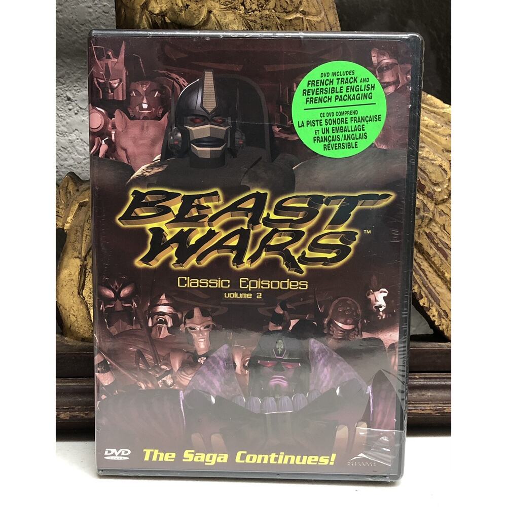 Transformers Beast Wars: Classic Episodes Volume2:TheSagaContinues!(DVD) Sealed